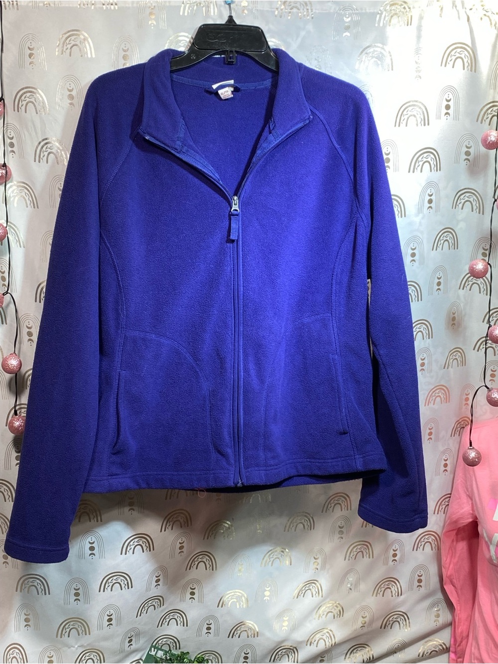 Merona Royal Purple Full-Zip Fleece Jacket